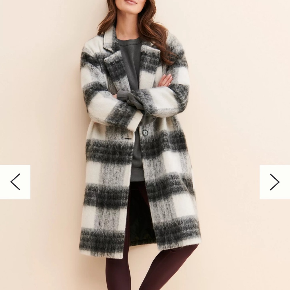 Sage The Label Charlie Plaid Coat